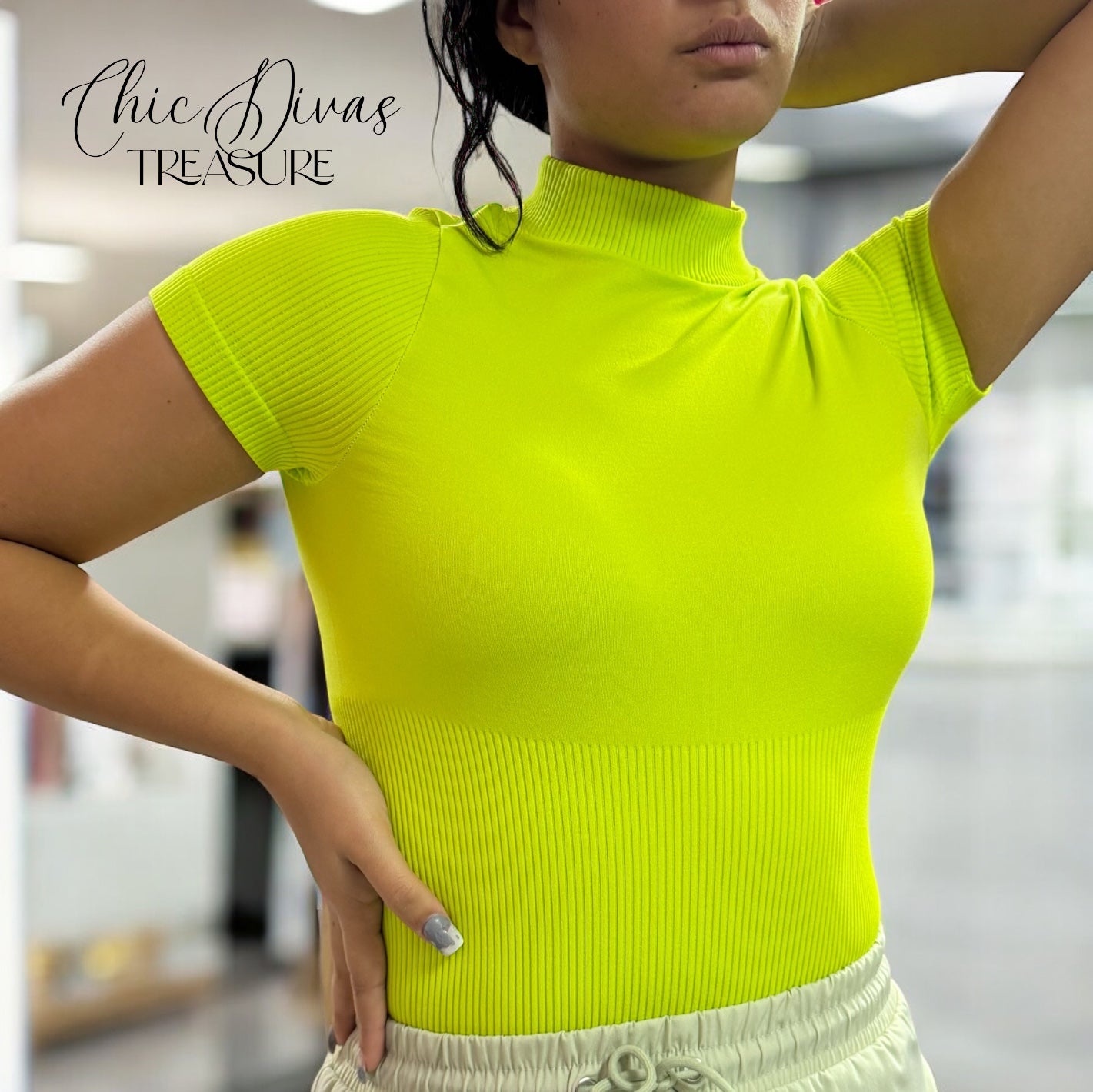 neon top Chic Divas Treasures Boutique